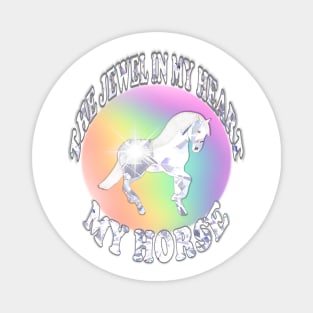 Horse Lovers Jewel Magnet